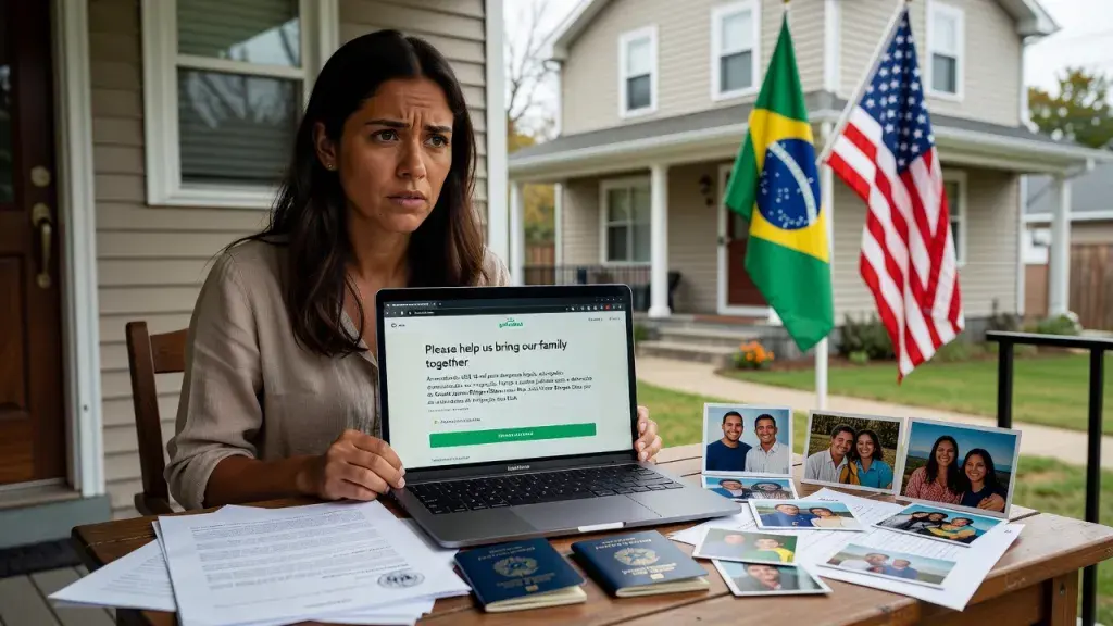 Família Brasileira em New Jersey Busca Ajuda Após Detenção de Pai e Filho